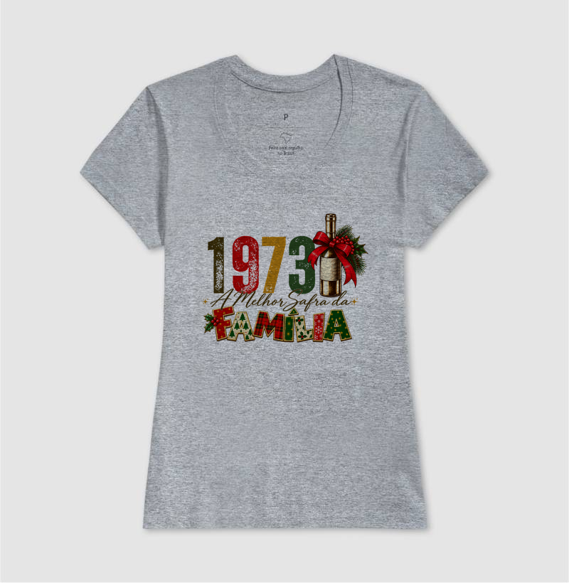 Camiseta Algodão Peruano A Melhor Safra da Família 1973 - Imagem 5