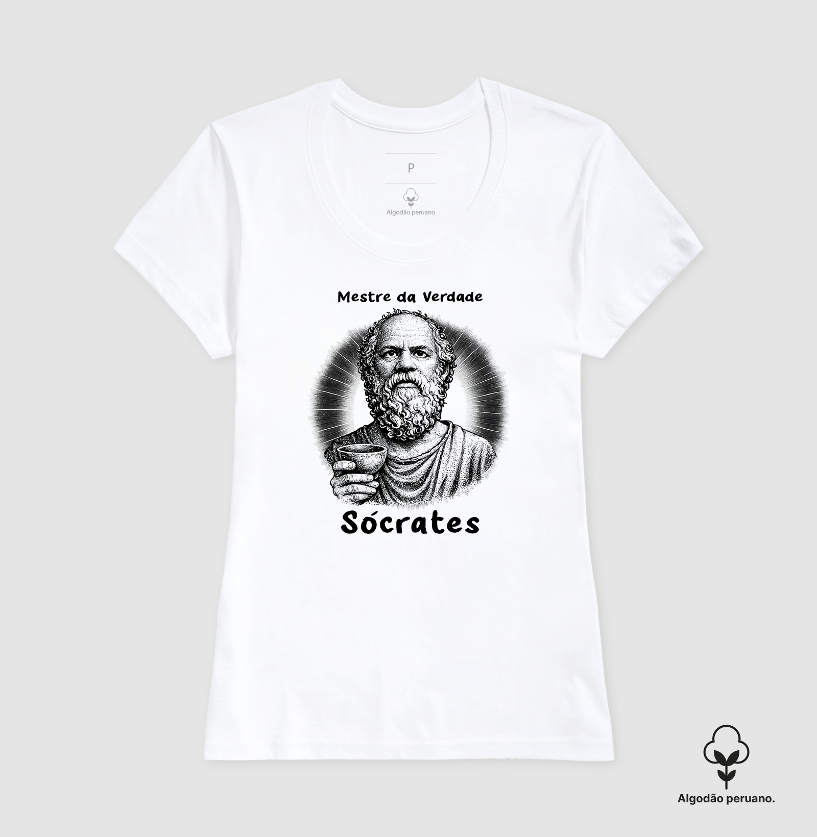 Sócrates • Mestre da Verdade (algodão peruano) - Imagem 9