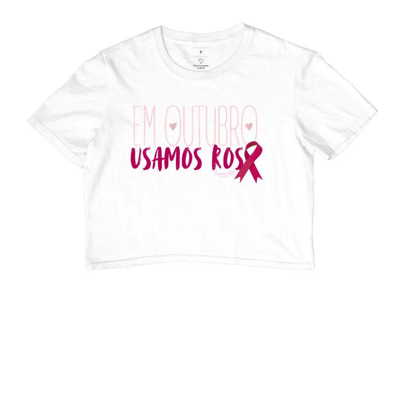Em Outubro, Usamos ROSA 🩷 Cropped - Imagem 5