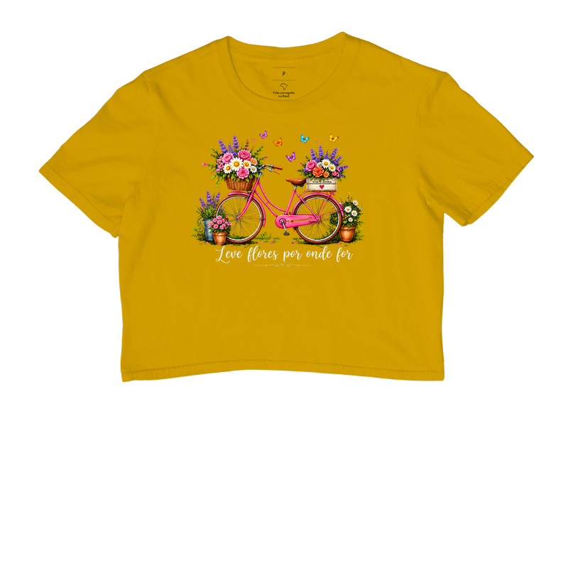 Camiseta Leve flores por onde for - Imagem 8
