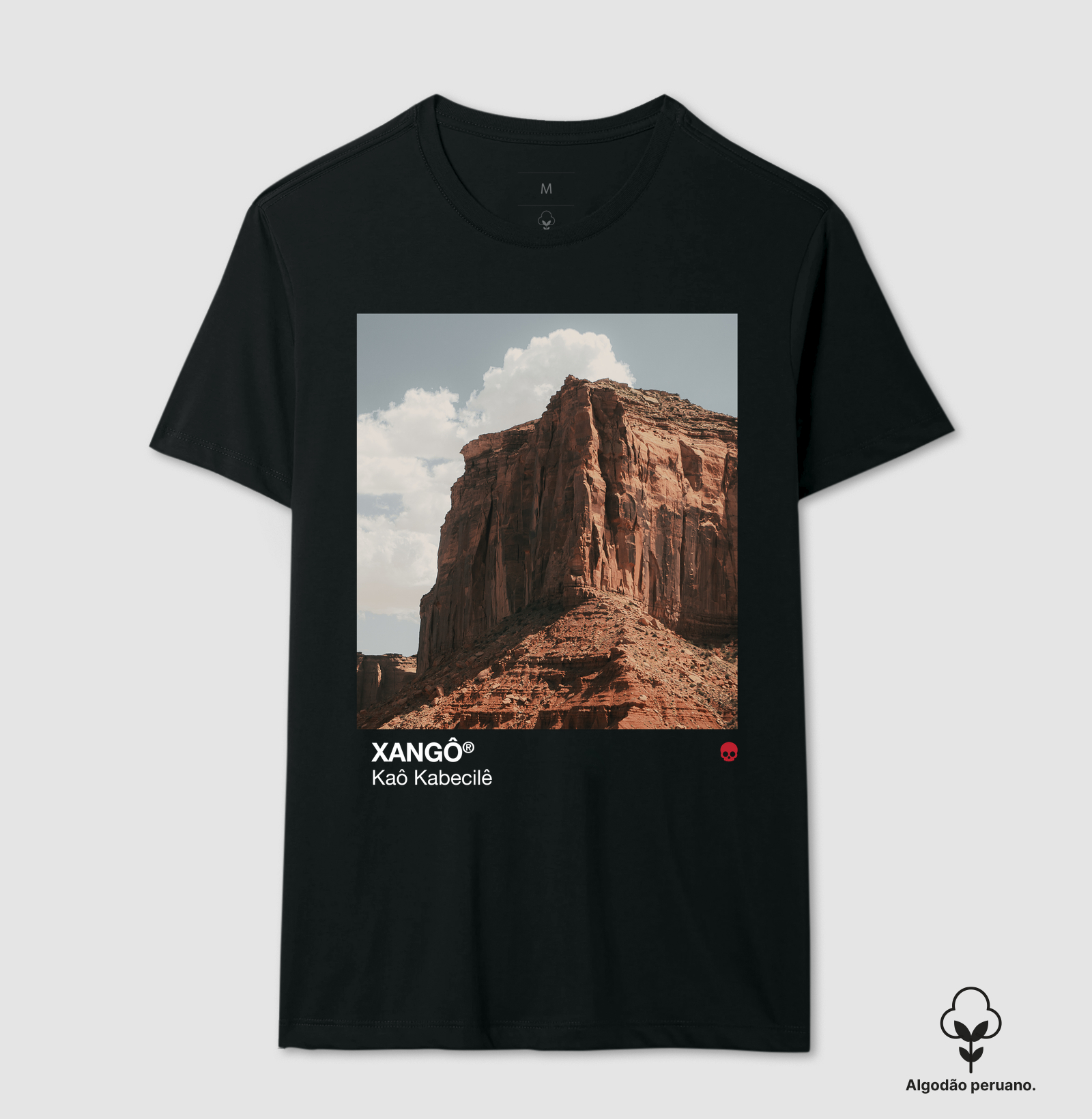 Camiseta Umbanda Orixá Xangô - Pedreira | Em Algodão Peruano - Imagem 7
