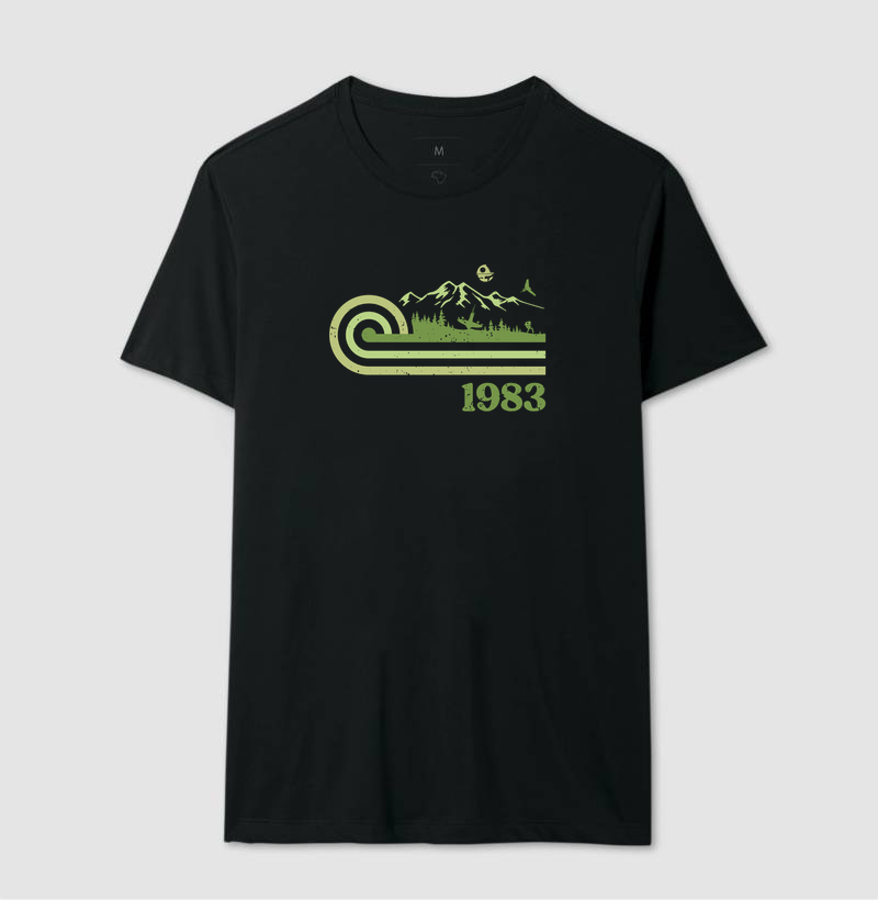 Camiseta Retro Vintage Forest Moon 1983 - Imagem 2