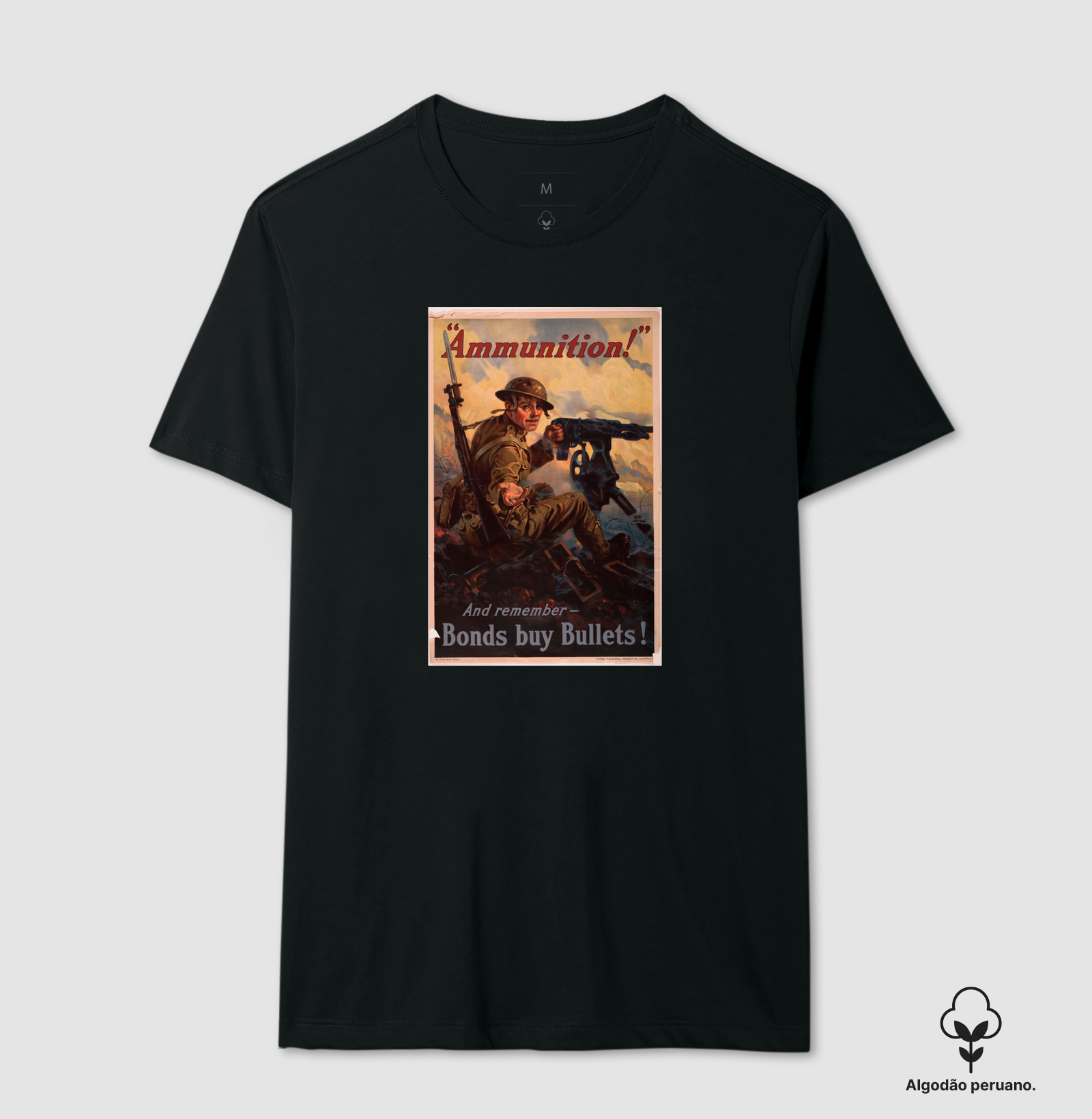 Camiseta Bonds Buy Bullets — 1918 - Imagem 4