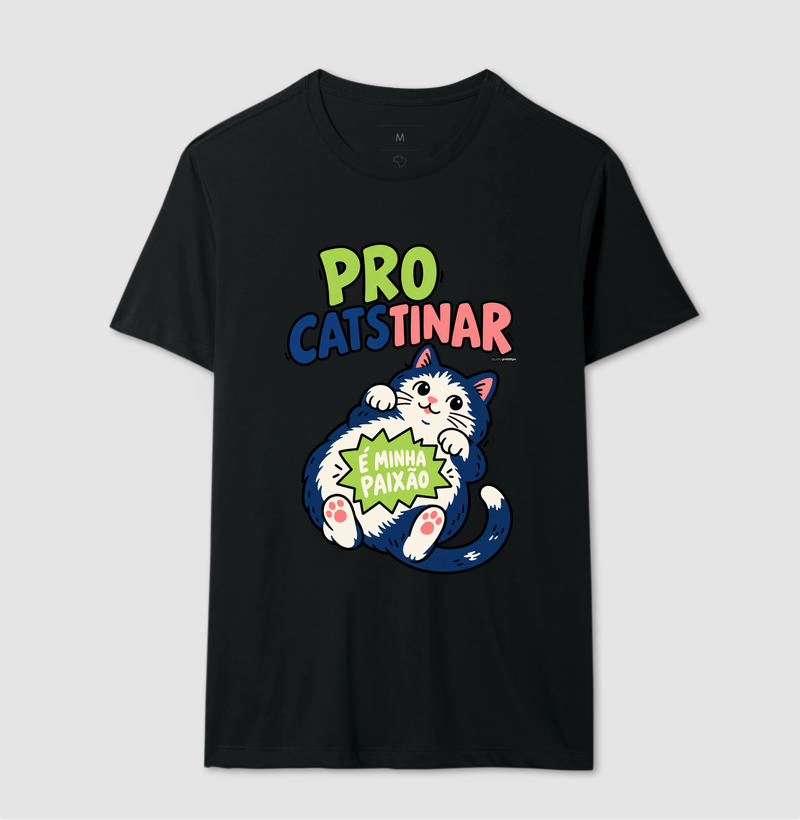 Camiseta Procatstinar É Minha Paixão - Imagem 2