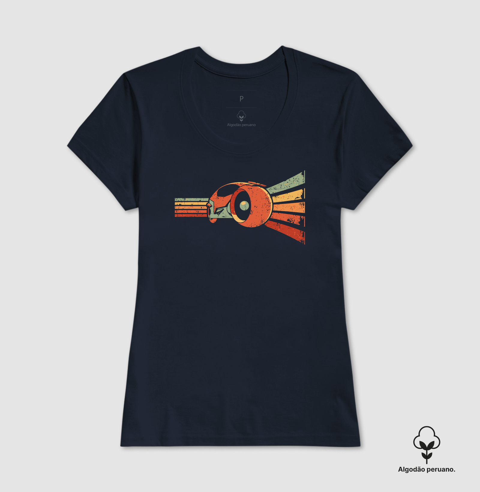 Camiseta  Vintage Grid - Imagem 2