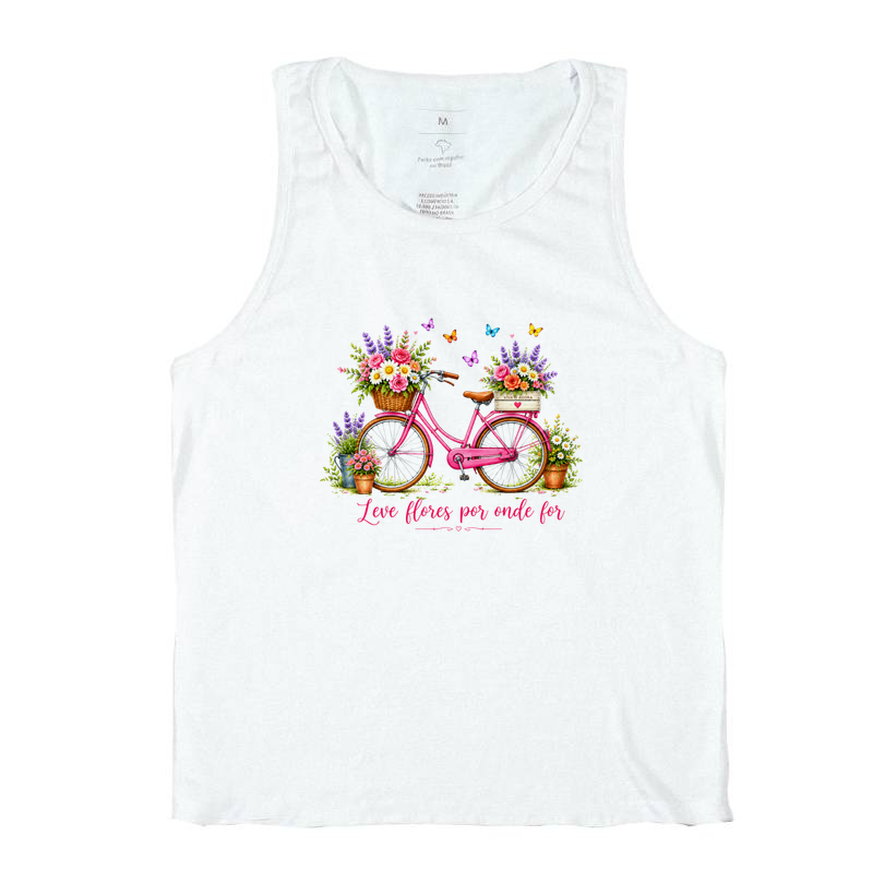 Camiseta Leve flores por onde for - Imagem 2