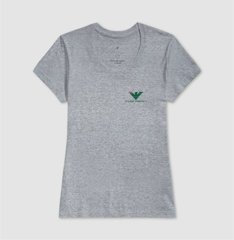 RISE AGAIN é uma estampa que simboliza força, superação e recomeços. Seu design geométrico moderno em tons de verde cria um visual elegante e cheio de personalidade. Ideal para quem acredita que sempre é possível se reinventar e seguir mais forte do que antes. 💚✨  "Levante-se. Evolua. Rise Again." - Imagem 9