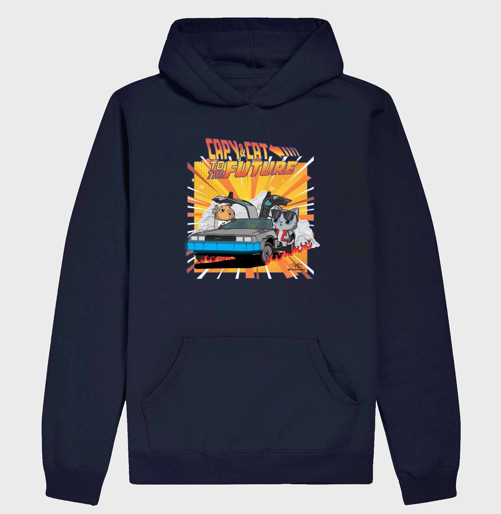 Camiseta Capy & Cat to the Future - Imagem 4