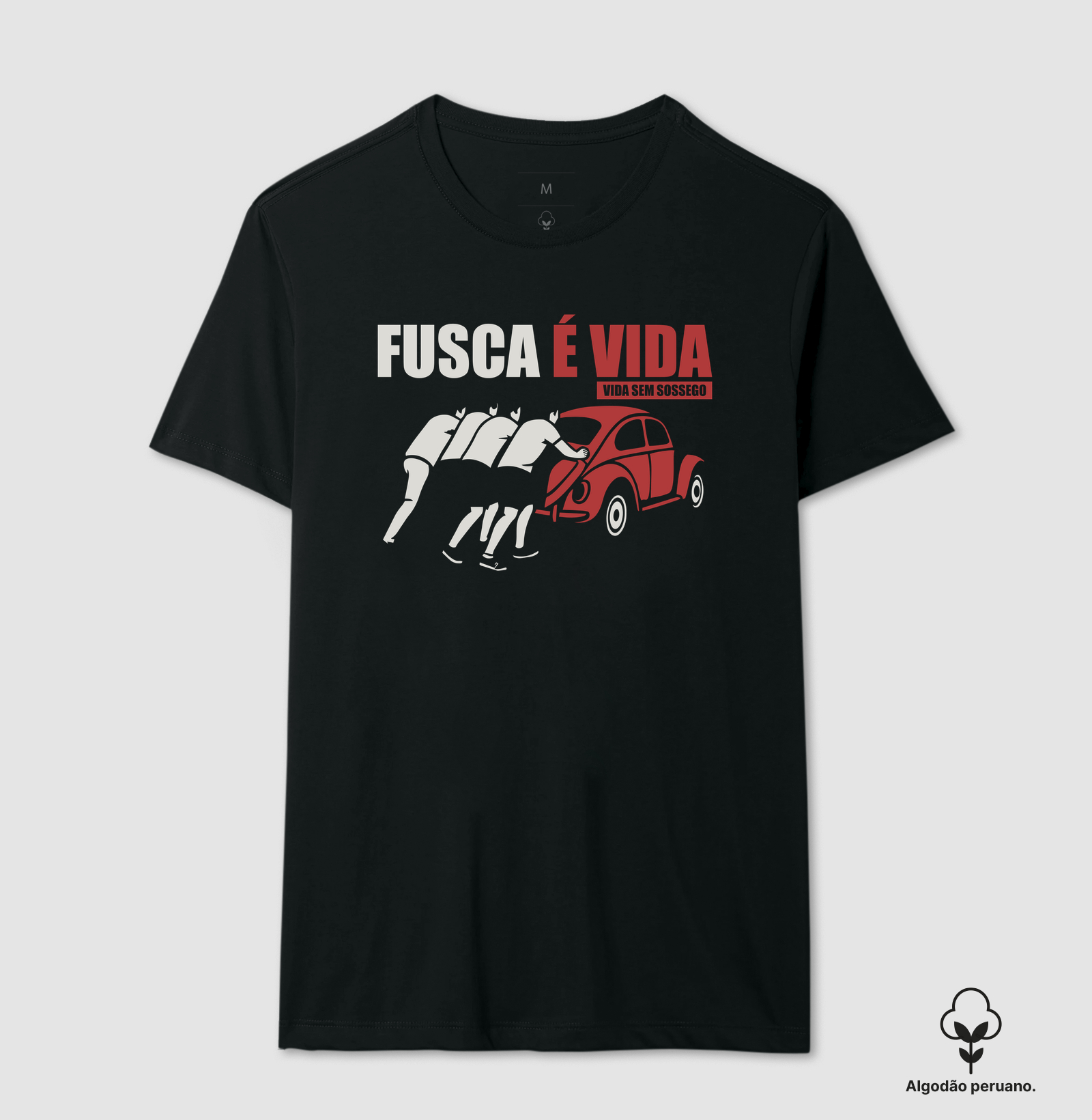 Fusca é vida | Vida sem sossego | Vermelho - Imagem 6