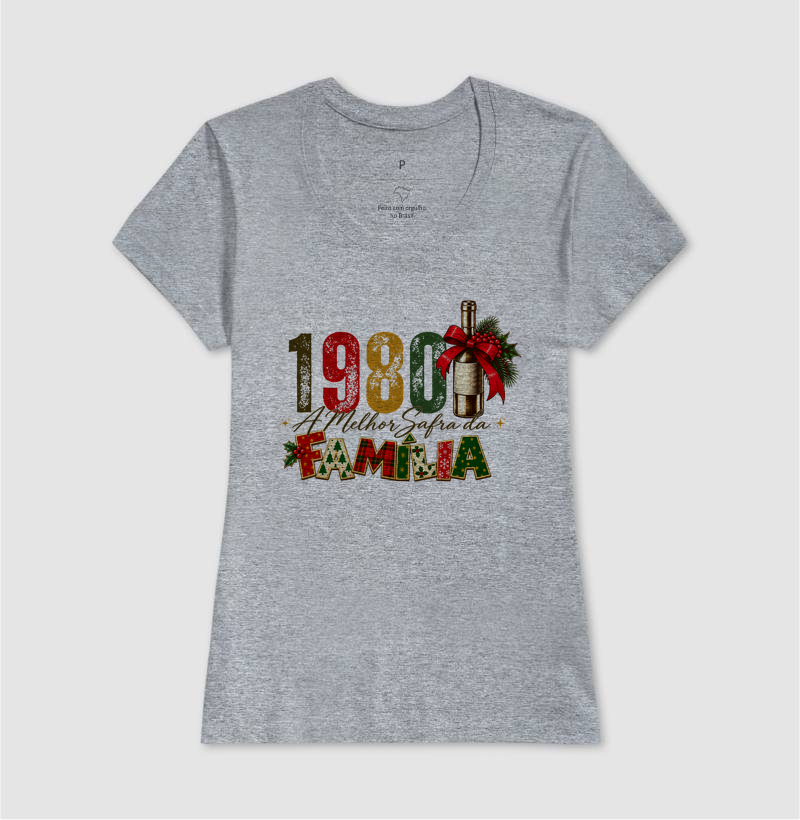 Camiseta Algodão Peruano A Melhor Safra da Família 1980 - Imagem 5