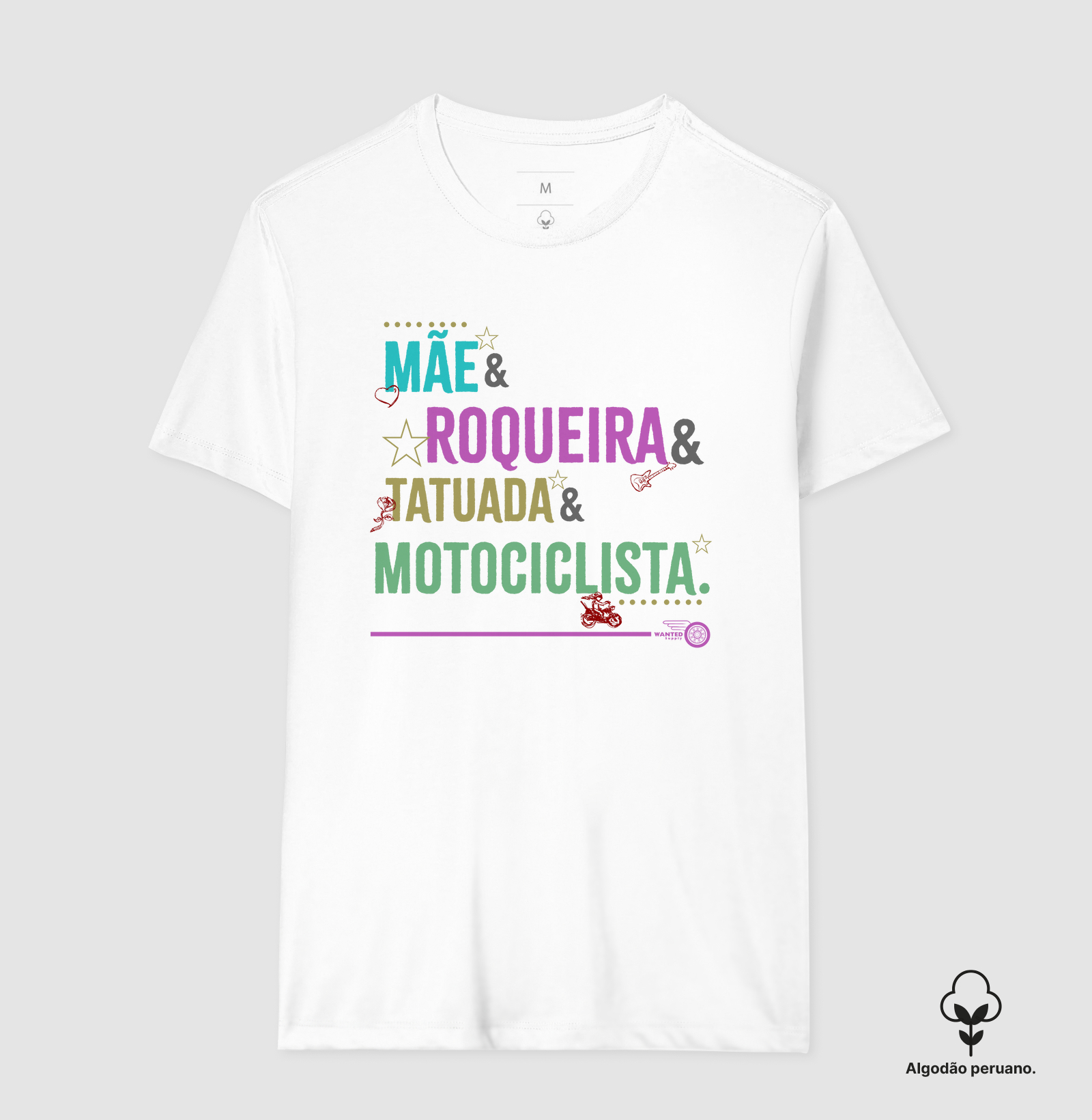 Mãe, Roqueira, Tatuada, Motociclista - Color - Imagem 3