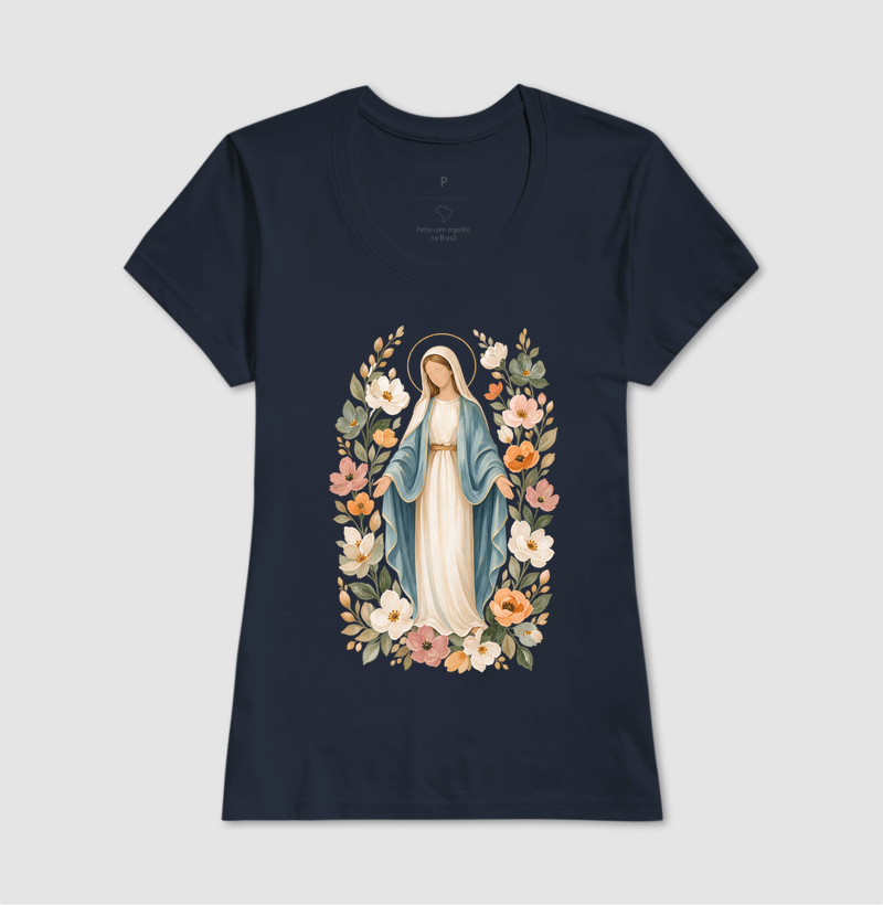 Nossa Senhora das Graças com Flores - Imagem 10