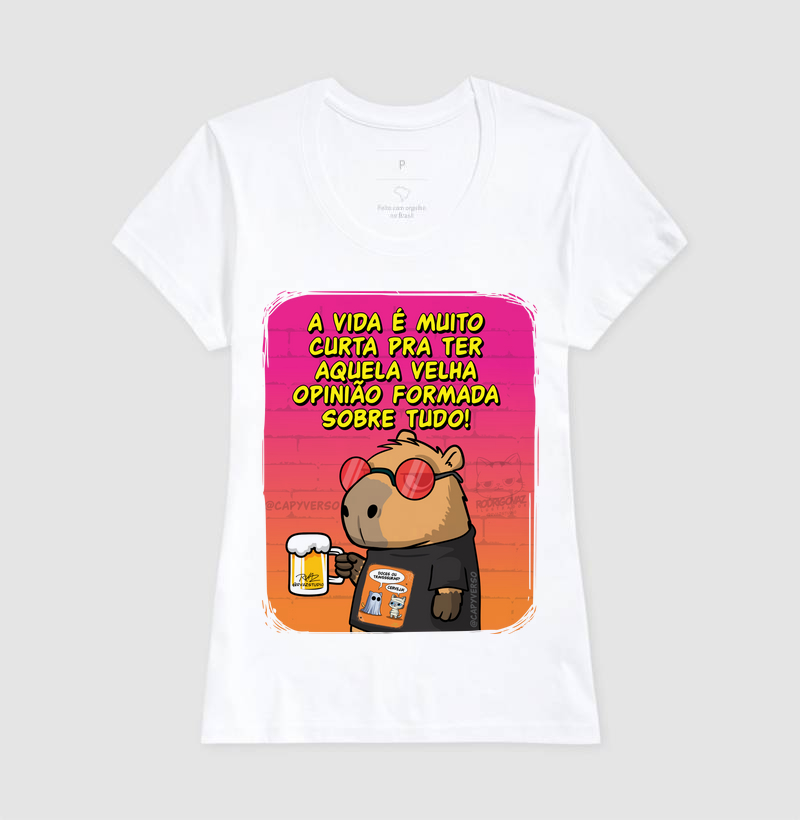 Camiseta Capivara Opinião - Imagem 5