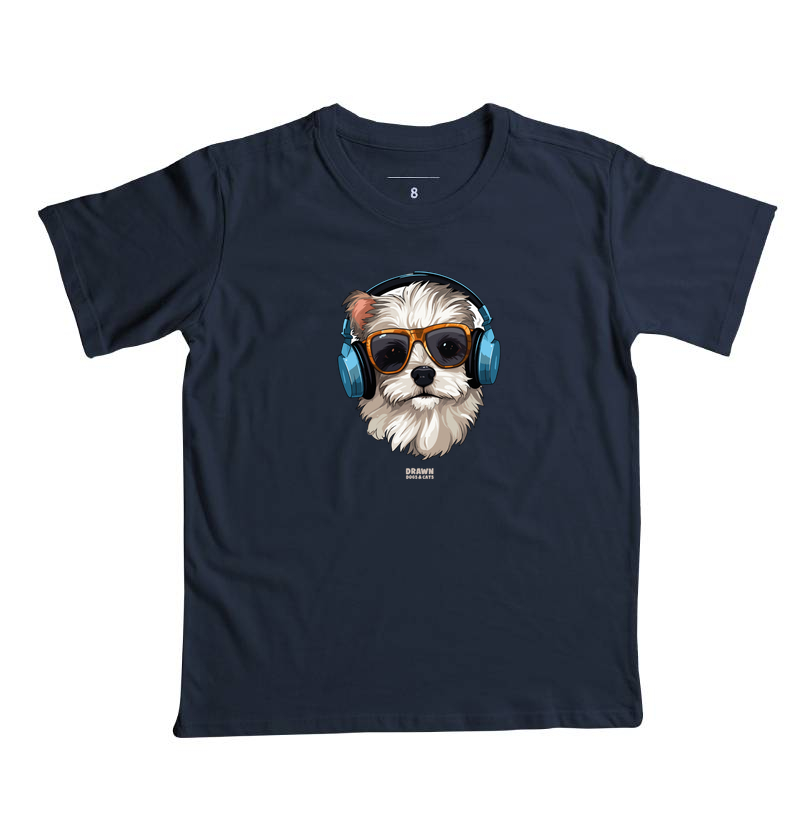Shih Tzu de phone e óculos escuro - Imagem 2