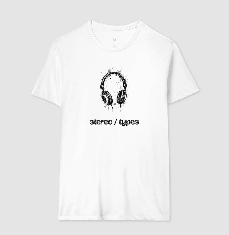 Fone Retrô · Carvão · Traço Escuro · STEREO TYPES - Imagem 2