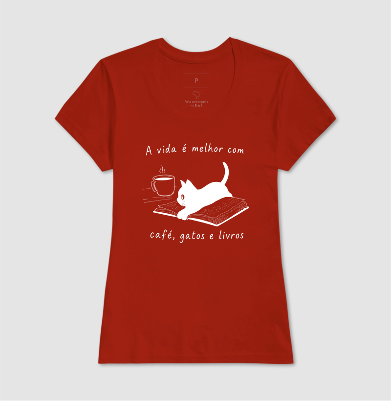 A Vida é Melhor com Café, Gatos e Livros - Imagem 11