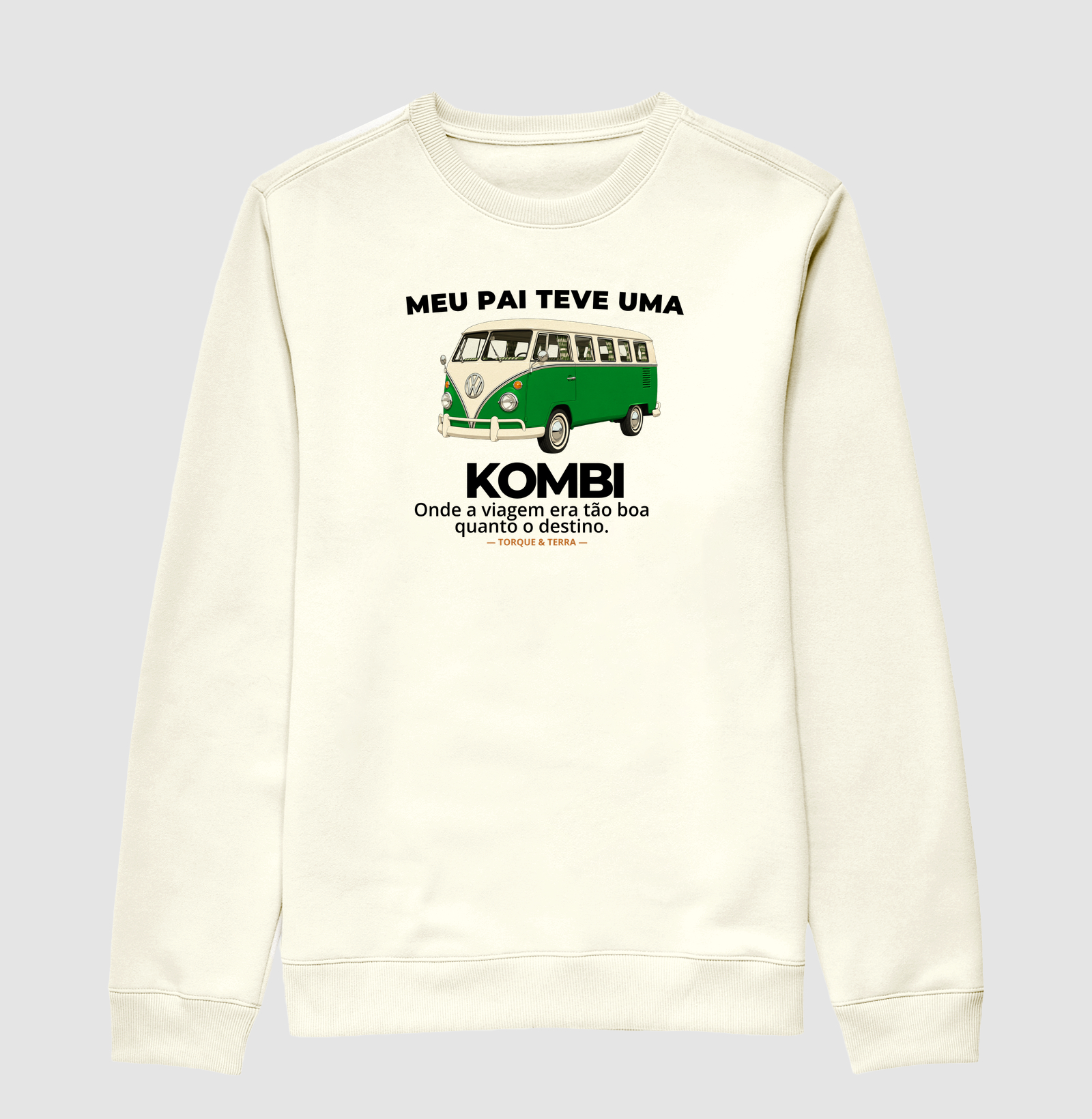 Meu pai teve uma - KOMBI - verde com off-white - Imagem 2