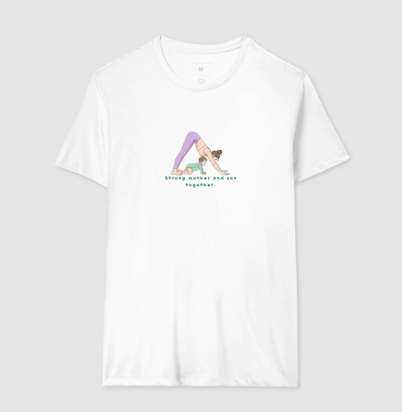 Strong Mother and Son Together - TRENO | Camiseta 100% Algodão - Imagem 4