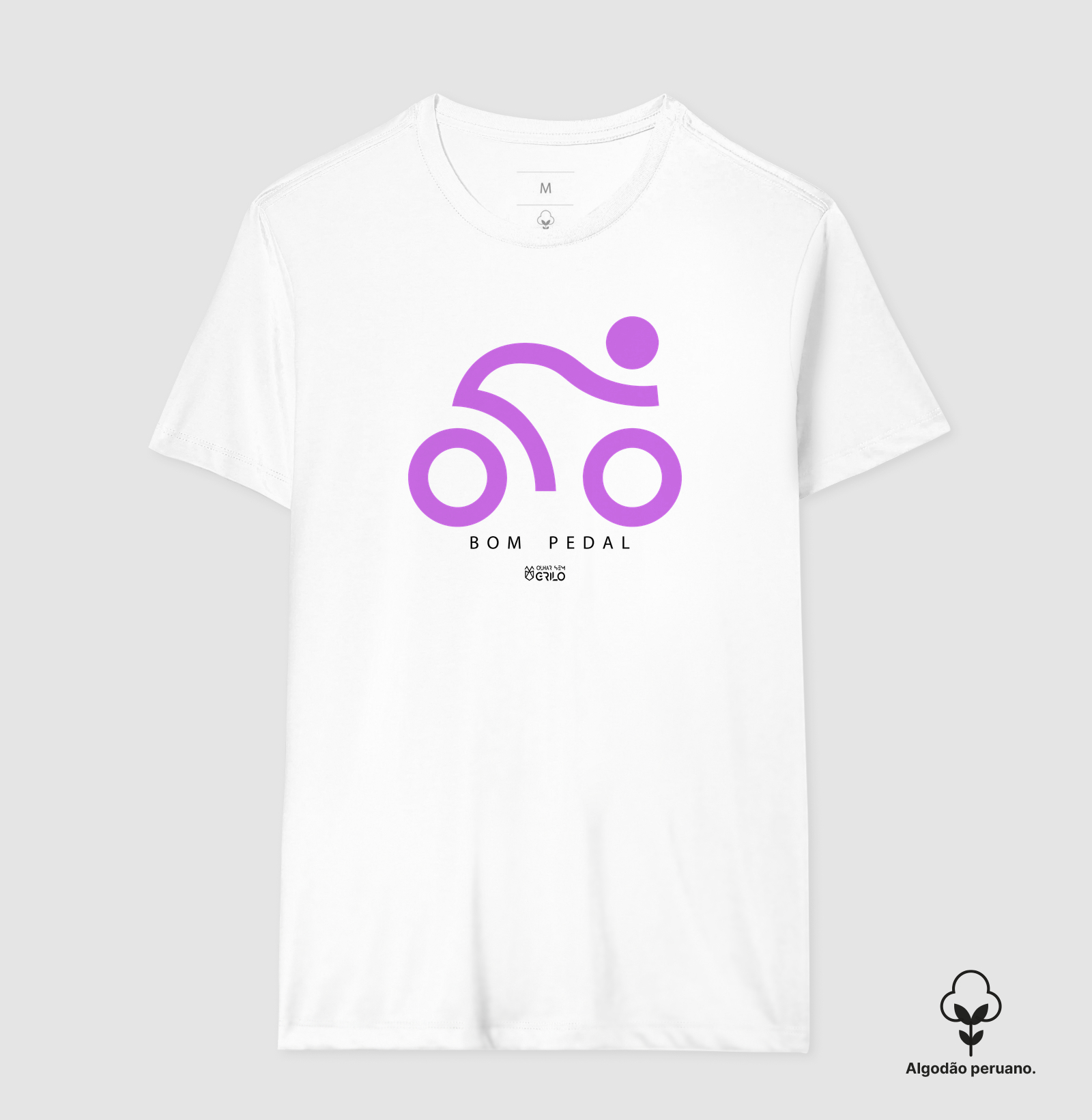 Camiseta Algodão Peruano - BOM PEDAL - Imagem 2