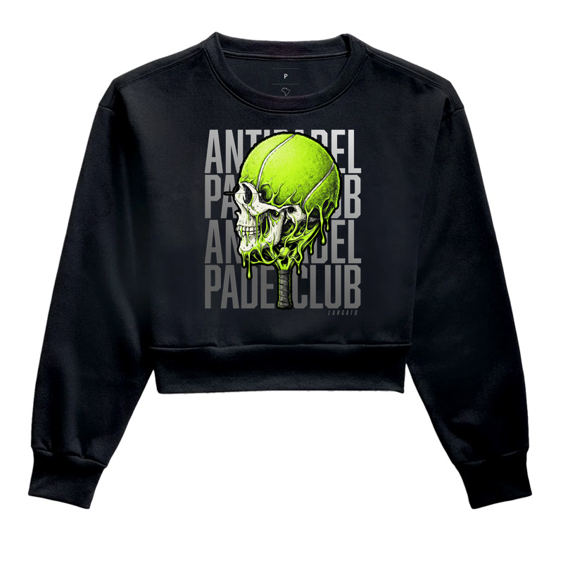 Camiseta Anti-Padel Caveira Prata - Imagem 2