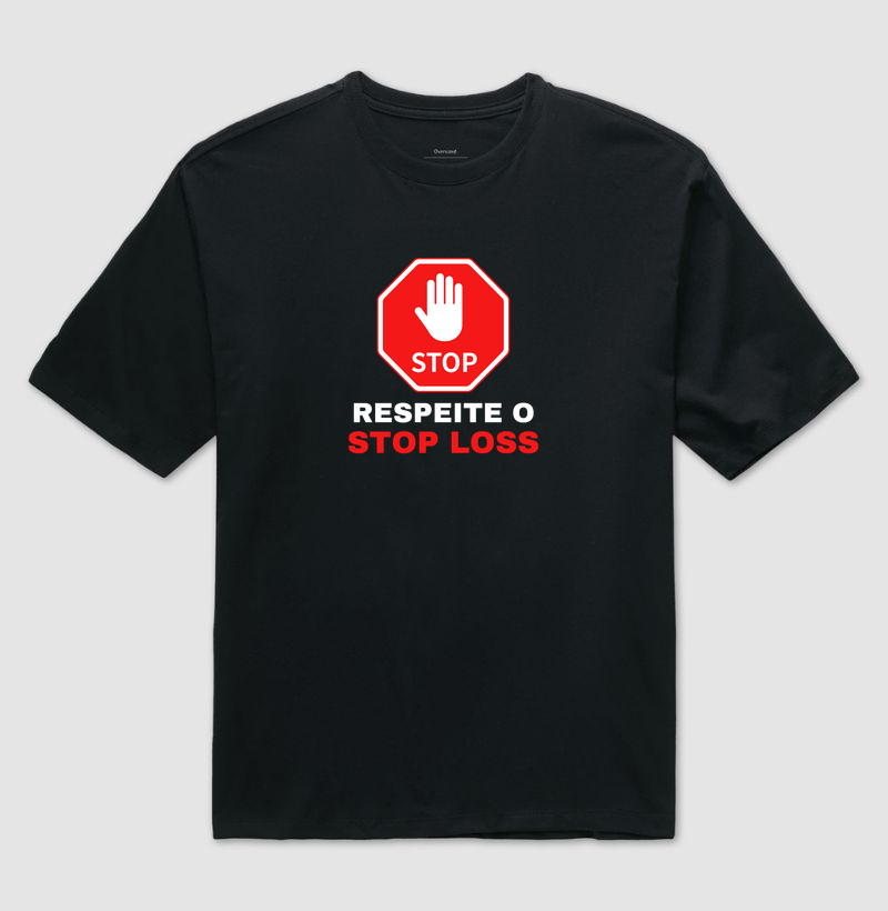 Camiseta Trader Respeite o Stop Loss - Imagem 2
