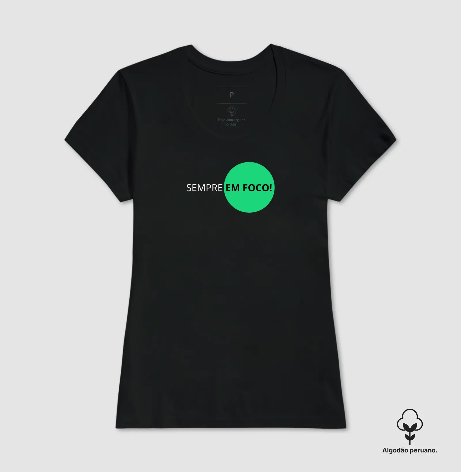 Camiseta Premium algodão Peruano, sempre em foco! - Imagem 2