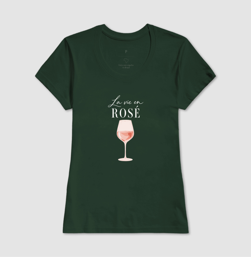 Camiseta La Vie en Rosé – Taça de Vinho Rosé - Imagem 11