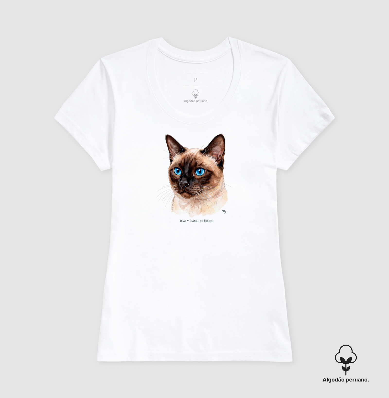 Gatos - Thai - Algodão Peruano - Imagem 4