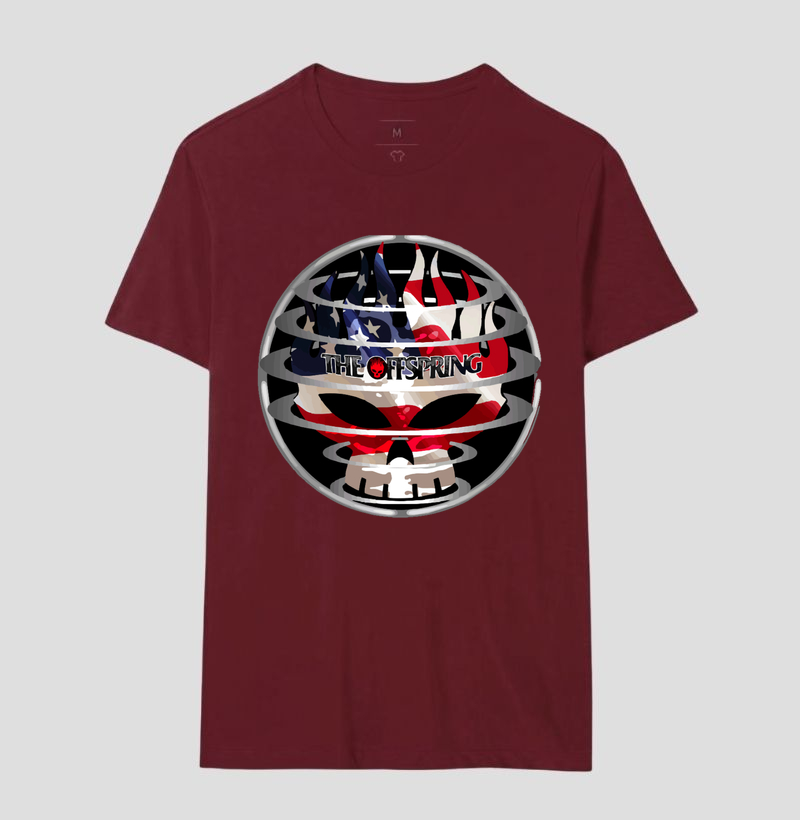 The Offspring - Crânio Bandeira Americana - Imagem 18