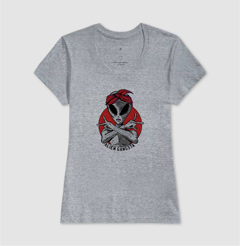 Camiseta Alien Gangsta - Imagem 5