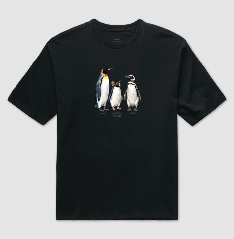 Traços Alados - Coletivo Pinguins - Oversized - Imagem 4