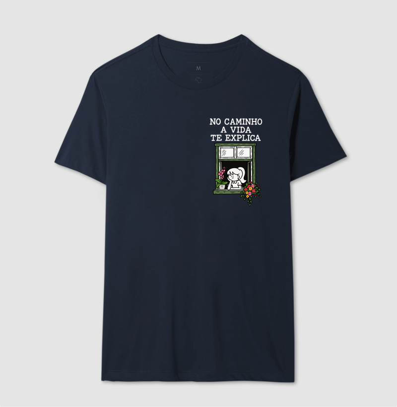 Camiseta No Caminho a Vida Te Explica (estampa P) - Imagem 6