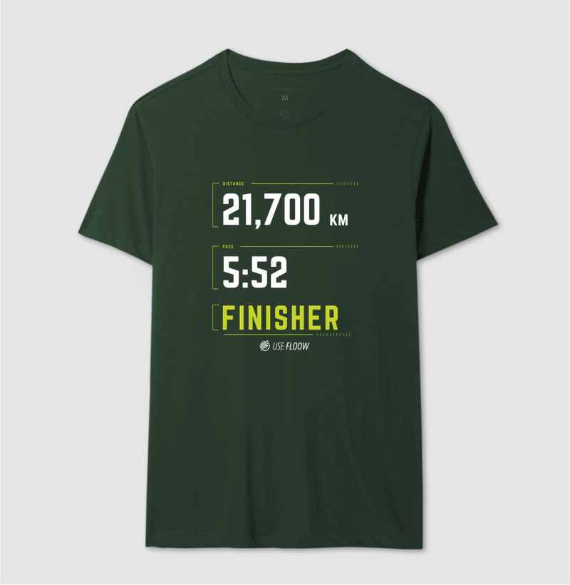 Camiseta Meia Maratona - Finisher 21,7 K Pace 5:52 - Imagem 12