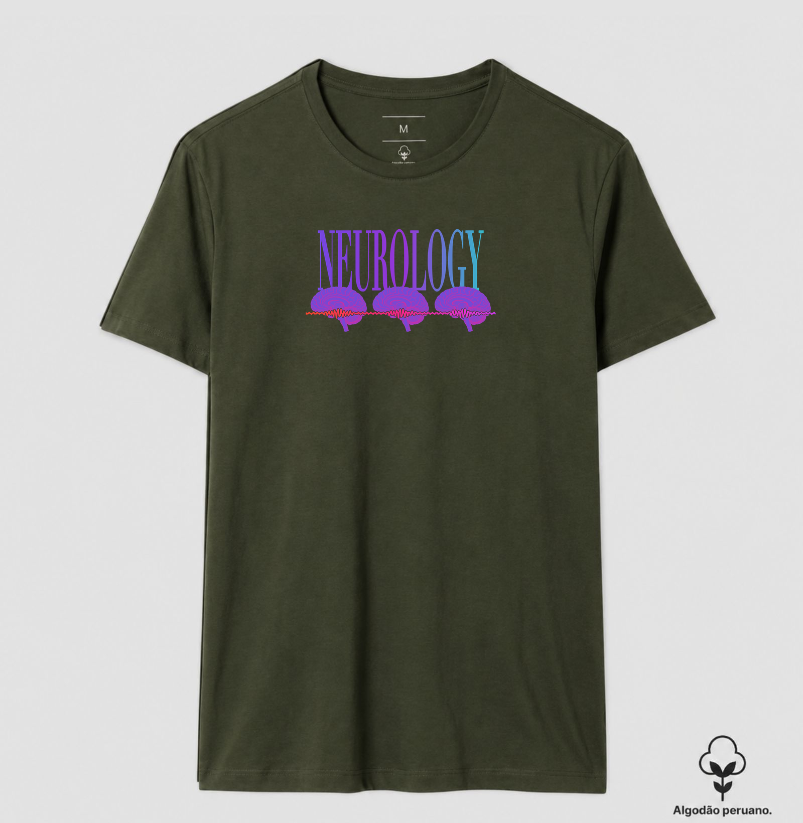 Camiseta Algodão Peruano — Neurology · Nova Edição - Imagem 3