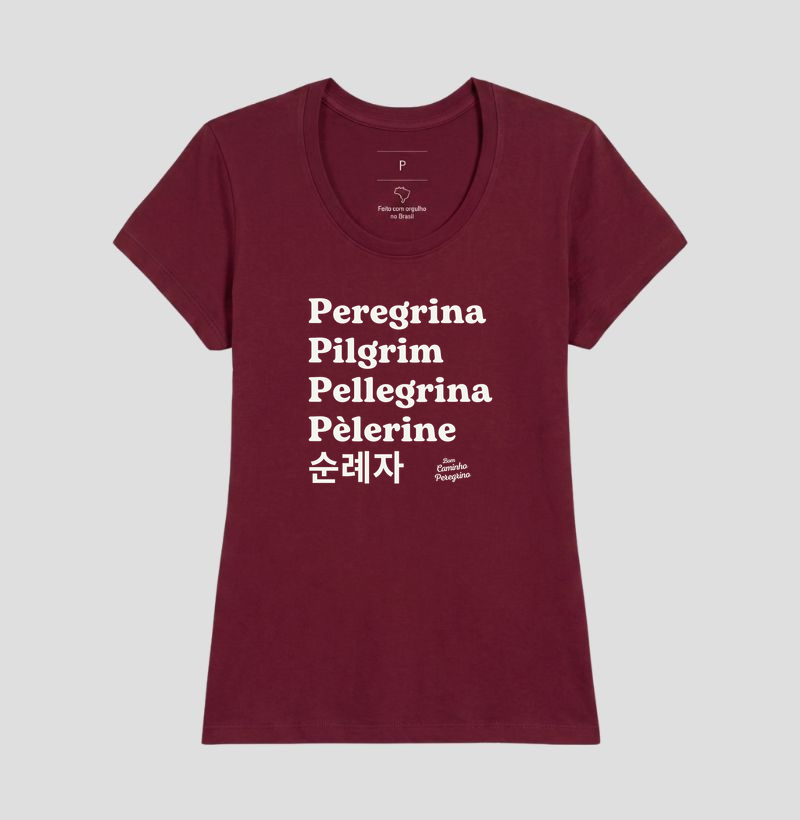 Camiseta Peregrina Multilíngue - Imagem 19