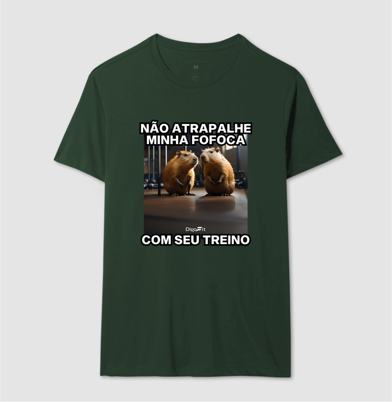 CAMISETA ACADEMIA NÃO ATRAPALHE MINHA FOFOCA COM SEU TREINO - Imagem 10