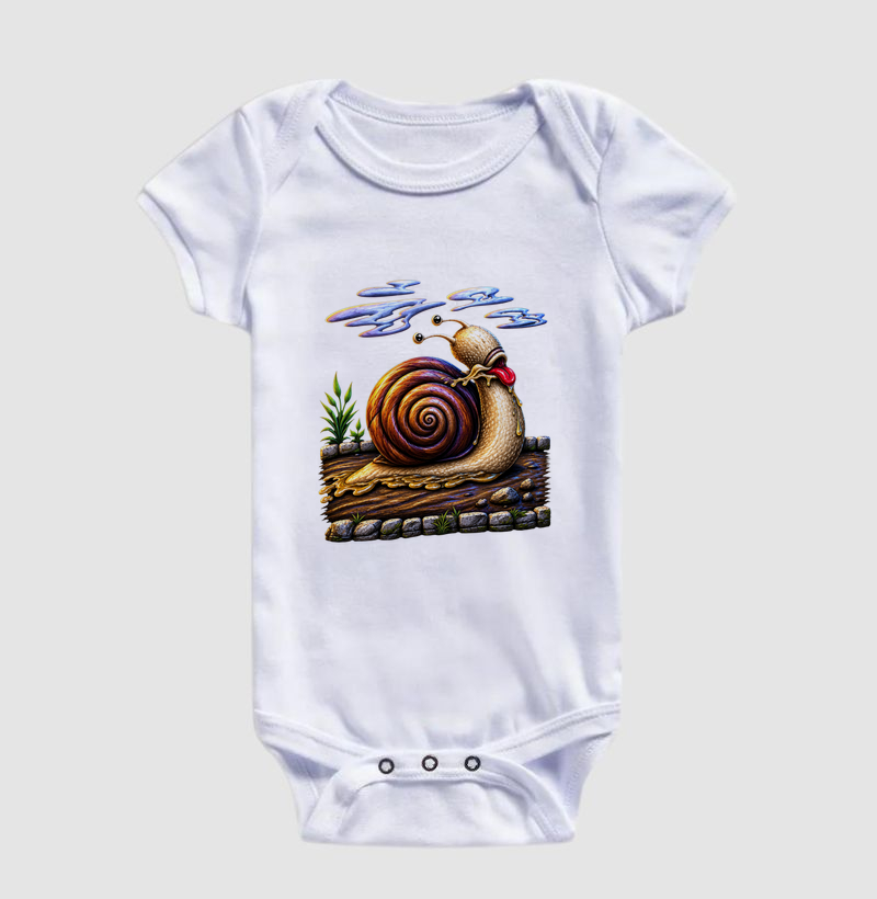 Body Infantil Caracol 3D - Imagem 6