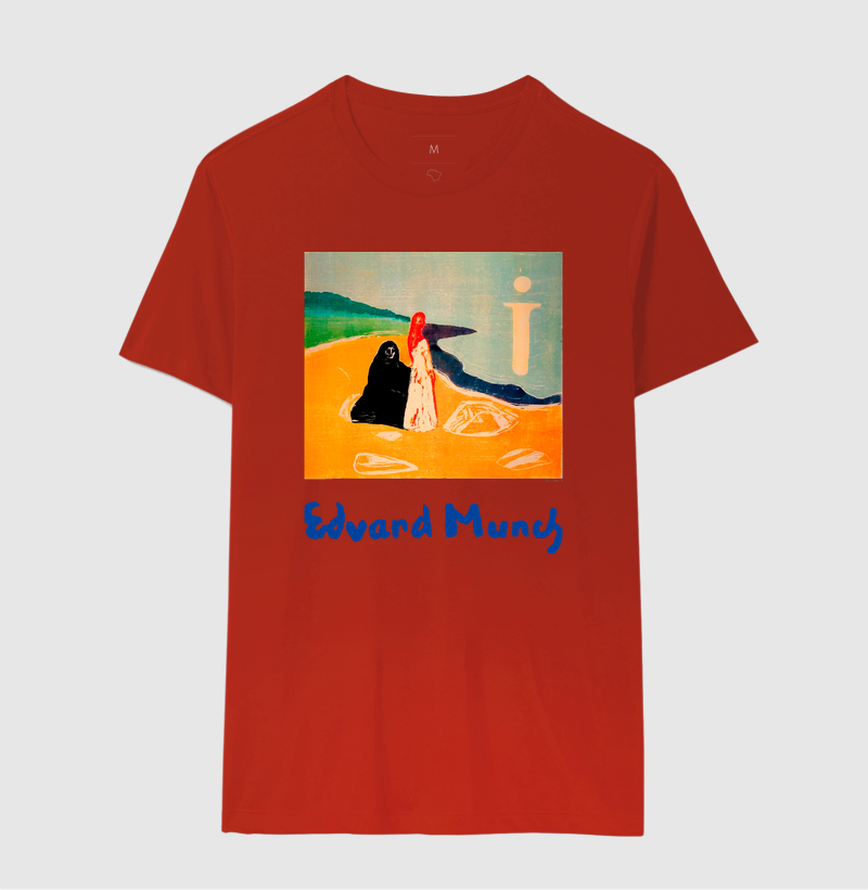 Camiseta Edvard Munch Duas Mulheres Na Praia - Imagem 10