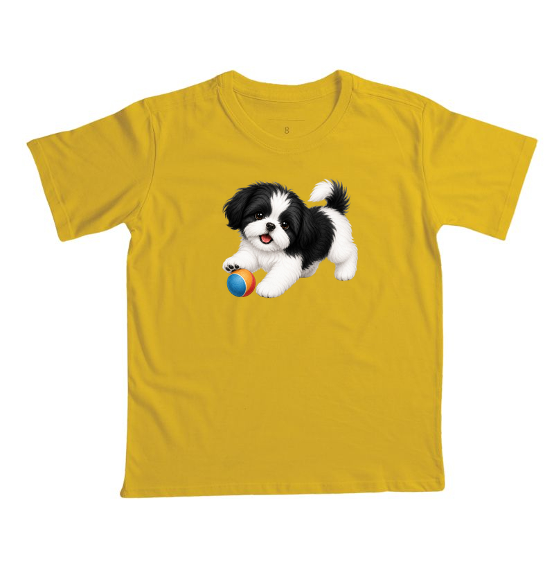 Shih Tzu Preto - Desenho Animado - Imagem 4