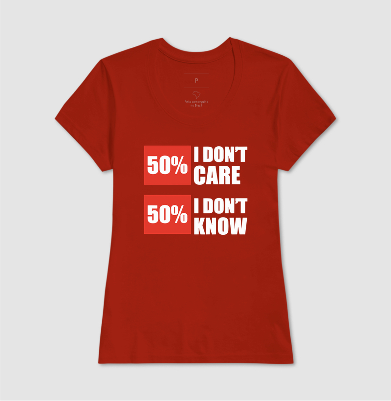 Camiseta Estou Meio a Meio - Imagem 7