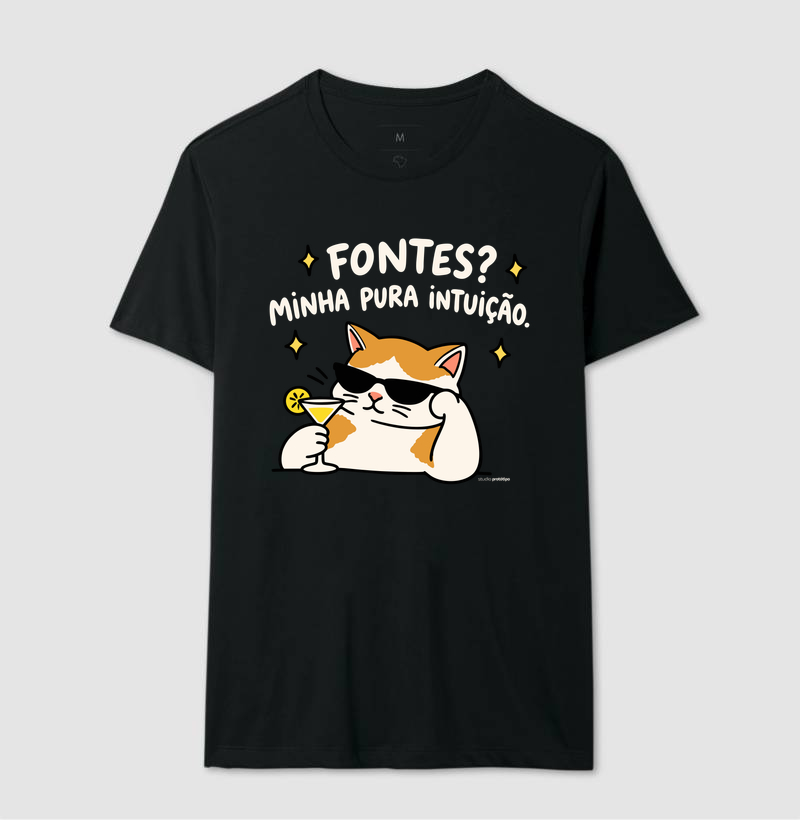 Camiseta Fontes? Minha Pura Intuição - Imagem 2