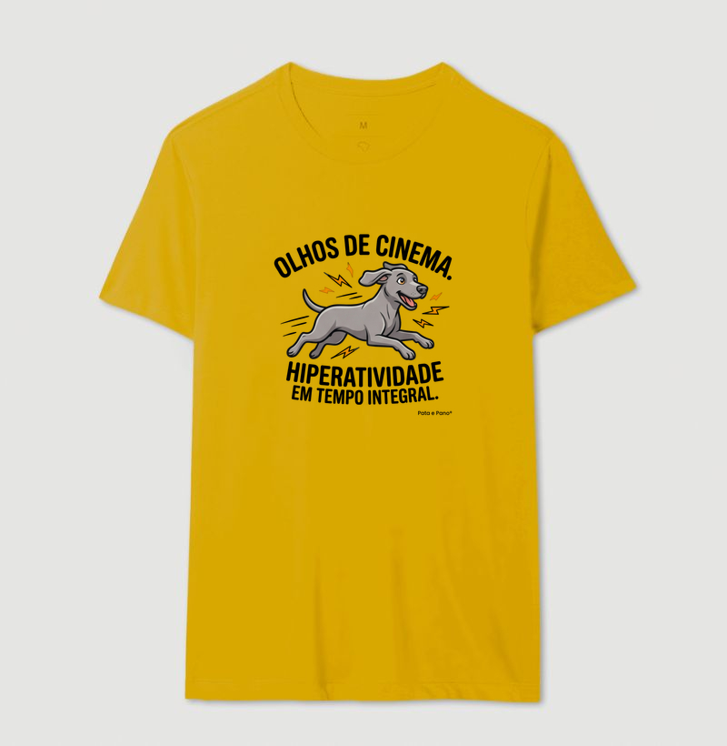 CAMISETA WEIMANARER OLHOS DE CINEMA - Imagem 14
