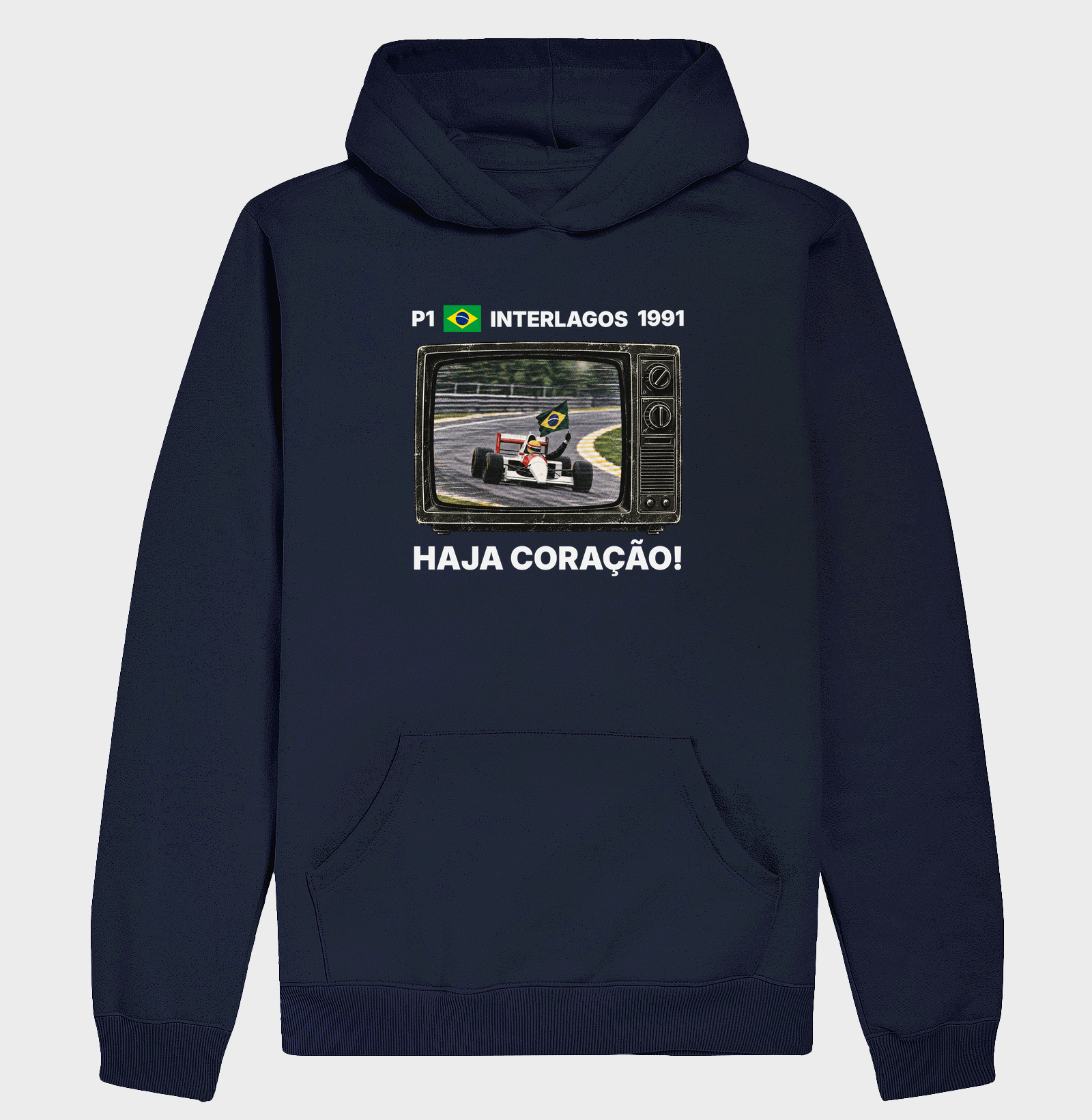 Domingo de Corrida – Camiseta Retrô TV Anos 90 Automobilismo - Imagem 4