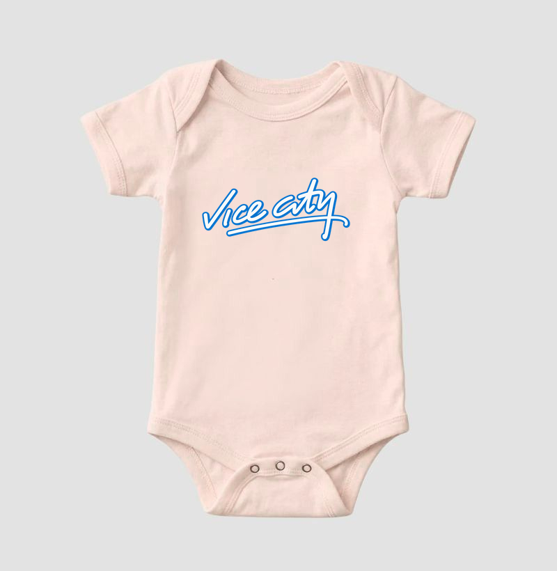 Body Infantil Vice City - Logo - Imagem 5
