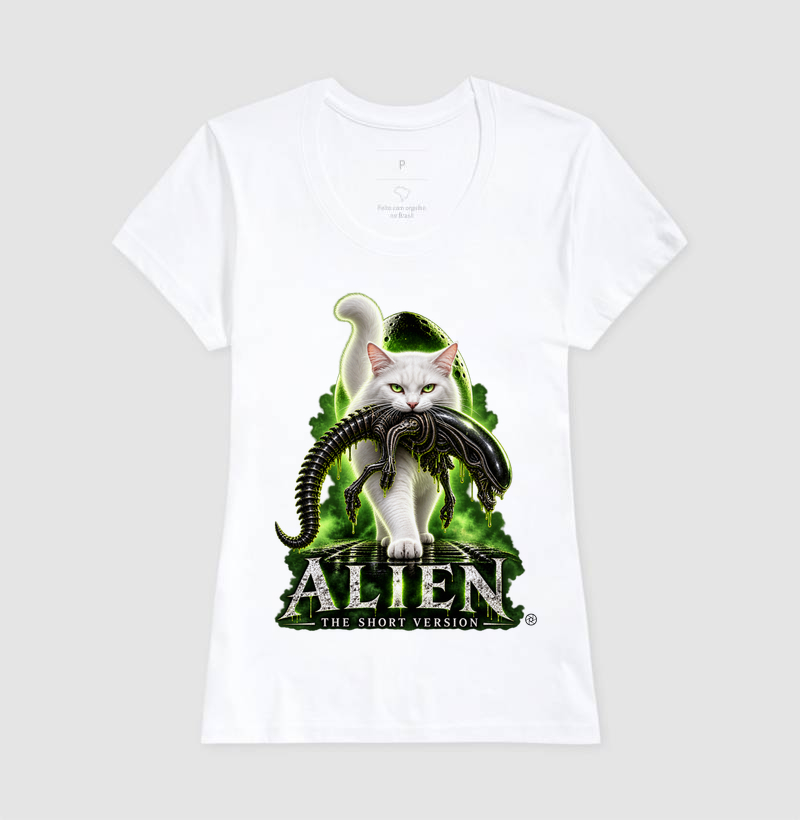 Alien – The Short Version Gatos (branquinho) - Imagem 5