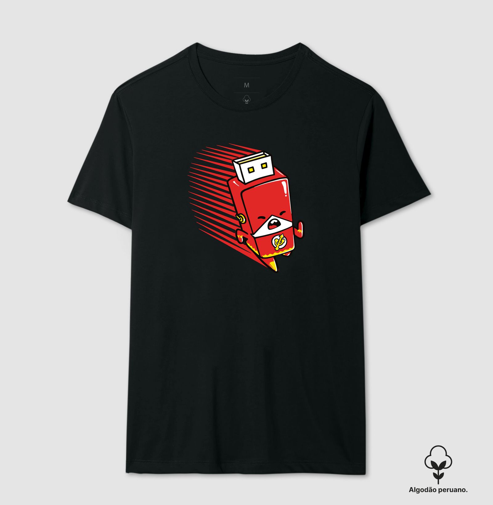 Camiseta Algodão Peruano Flash-Drive - Imagem 2