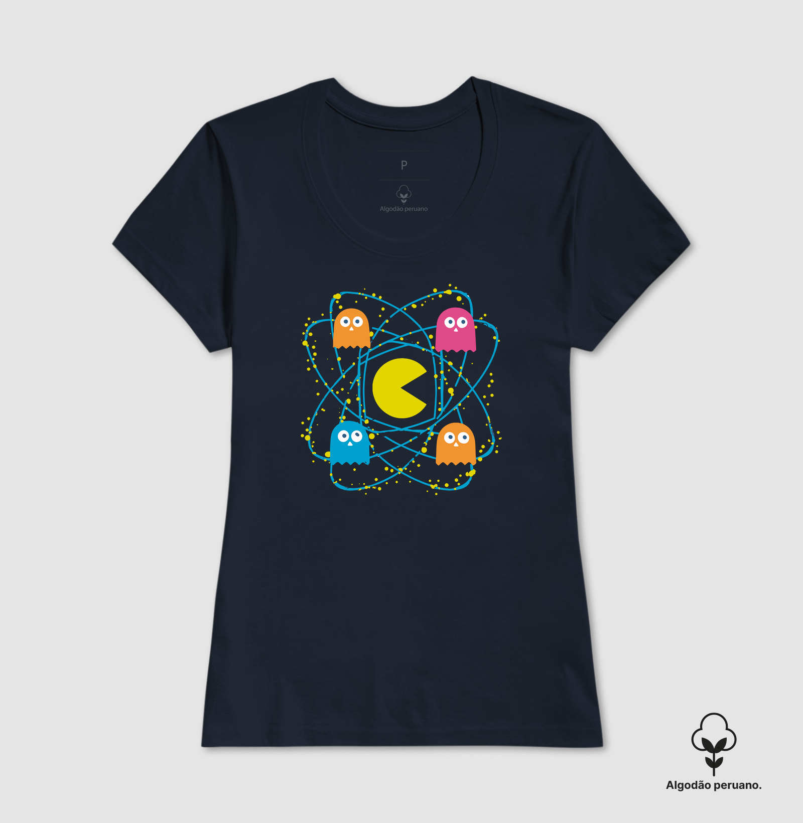 Camiseta Algodão Peruano Pac-Atom - Imagem 5