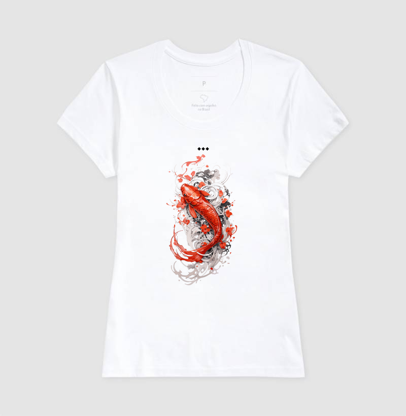 Camiseta Koi Vermelho - Imagem 3