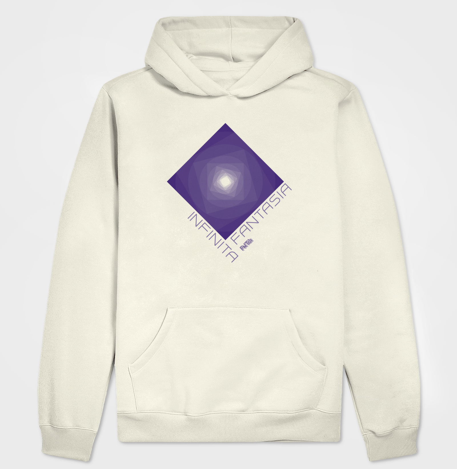 MOLETOM HOODIE SLIM "INFINITA FANTASIA" / ROXO ESTAMPA GRANDE - Imagem 2
