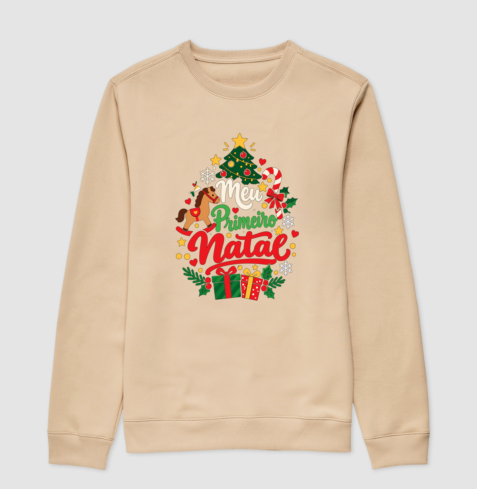 Meu Primeiro Natal – Cavalinho e Presentes - Imagem 2